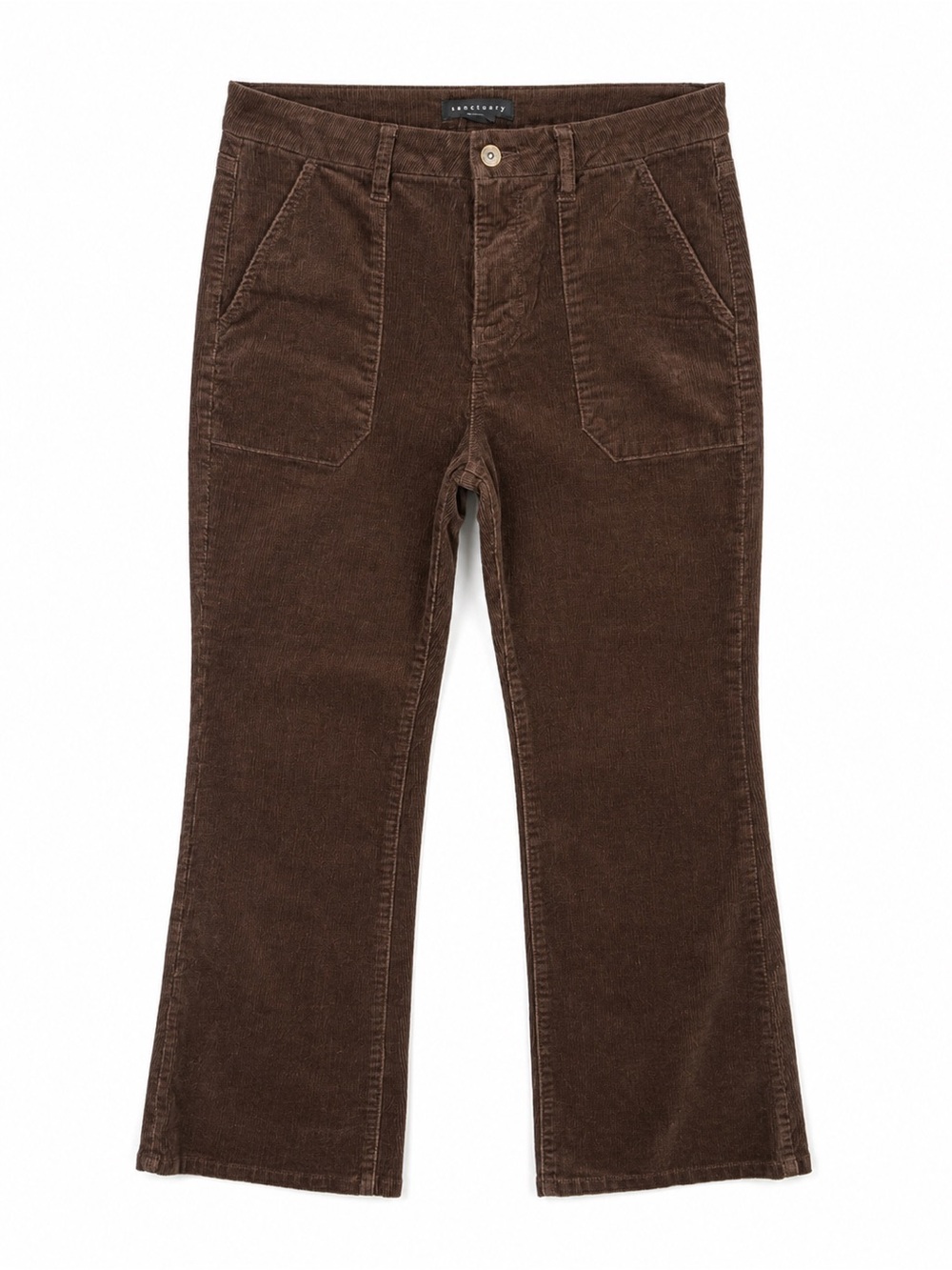 Sanctuary Brown Corduroy Ankle Bootcut Pants Size 29